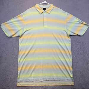 Dunning Polo Shirt Mens XL Colorful Striped Stretch TPC Piper Glen‎ Golf Casual